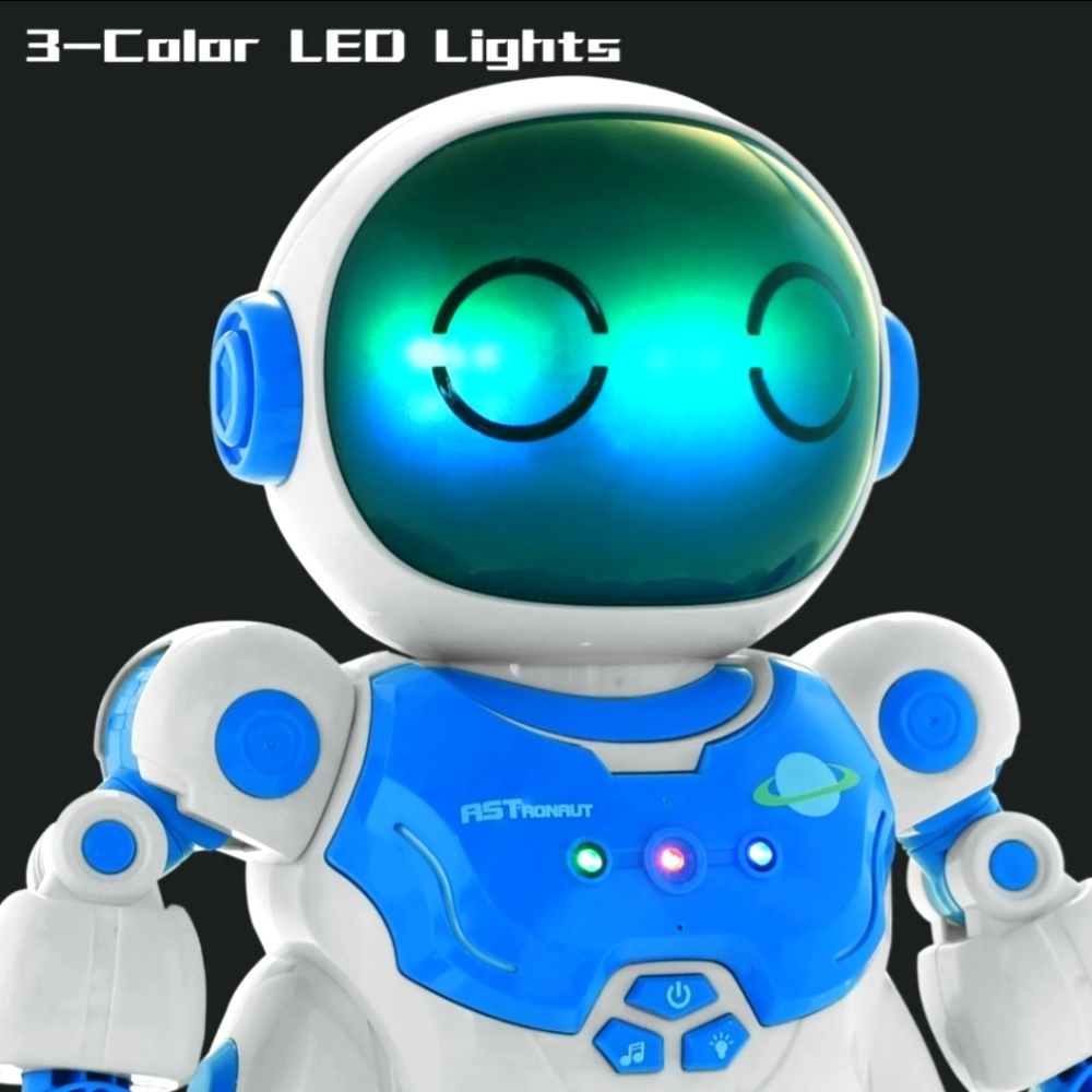 Electronic Astronaut Spaceman Robot Toy, Big, New in box!